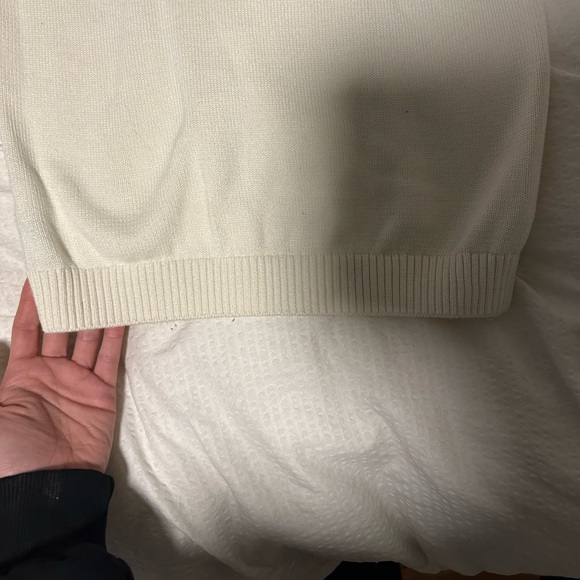 WHITE KNIT TOMMY HILFIGER VINTAGE CREWNECK XL UNISEX - Picture 5 of 10